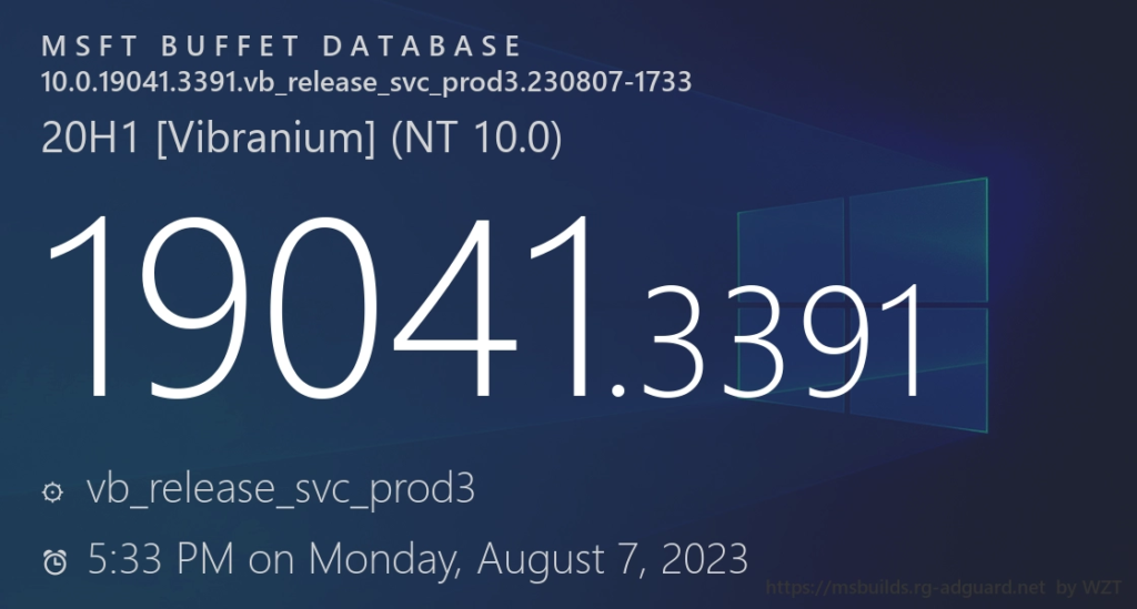 微软于8月11日发布了适用于Windows Insider项目中Release Preview频道成员的KB5029331累积更新,该更新适用于Windows 10,并将版本号提升至Build 19045.3391。