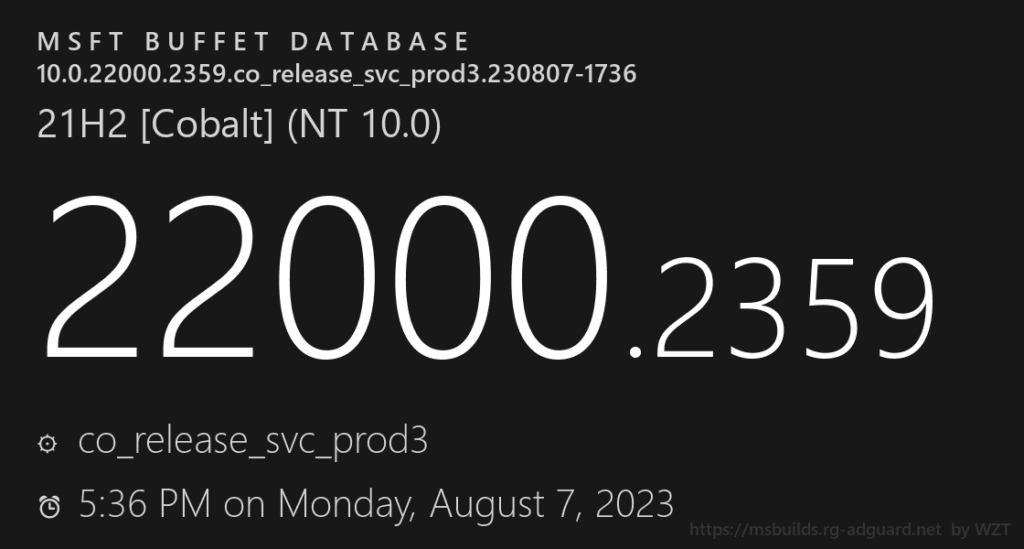 8月11日消息,微软今天向Release Preview频道的Windows Insider项目成员发布了适用于Win11的KB5029331累积更新。此次更新将21H2用户的版本号升至Build 22000.2359,而22H2用户的版本号则升至Build 22621.2213。