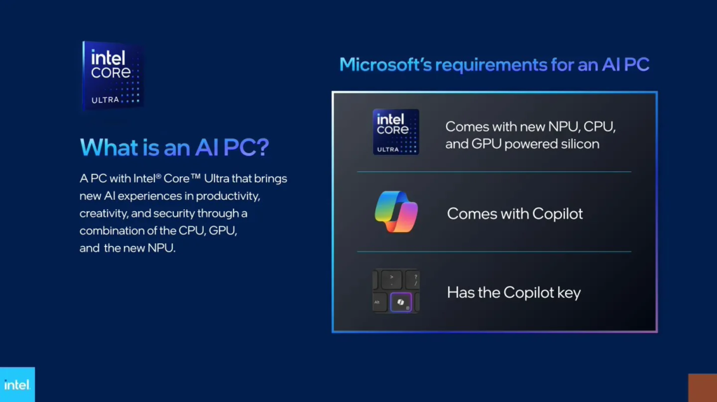 英特尔携手微软制定AI PC标准