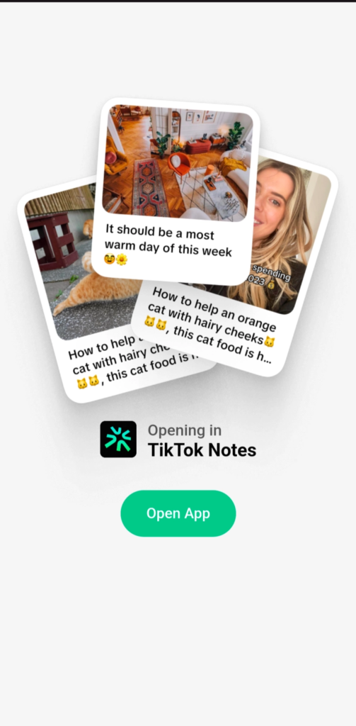 TikTok即将推出照片分享应用TikTok Notes
