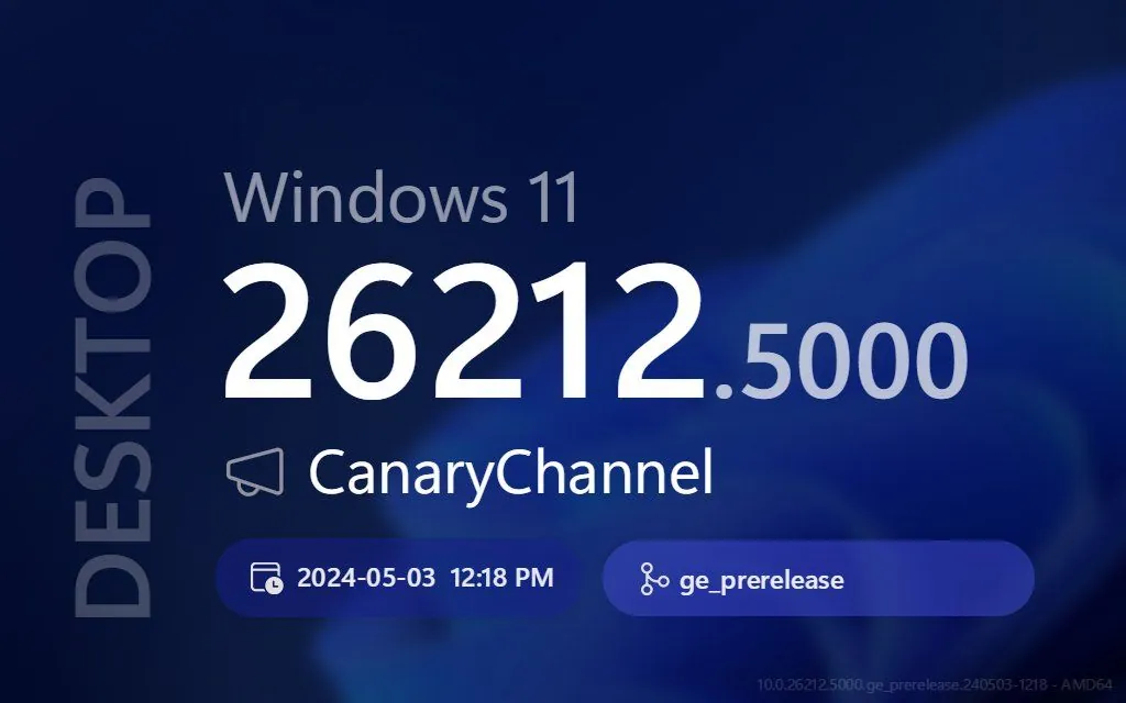 Windows 11 Build 26212预览版更新