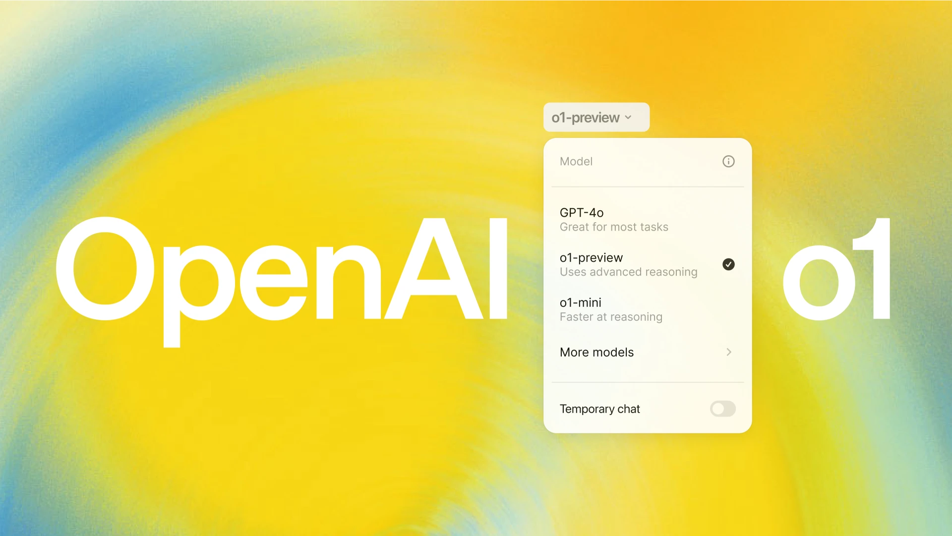 Openai o1 preview o1 mini 