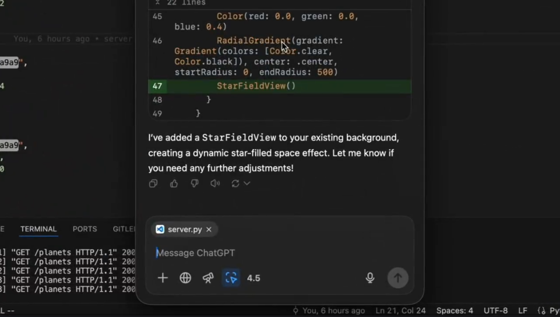 Openai chatgpt for macos xcode vs code 
