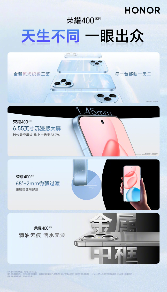 荣耀400系列