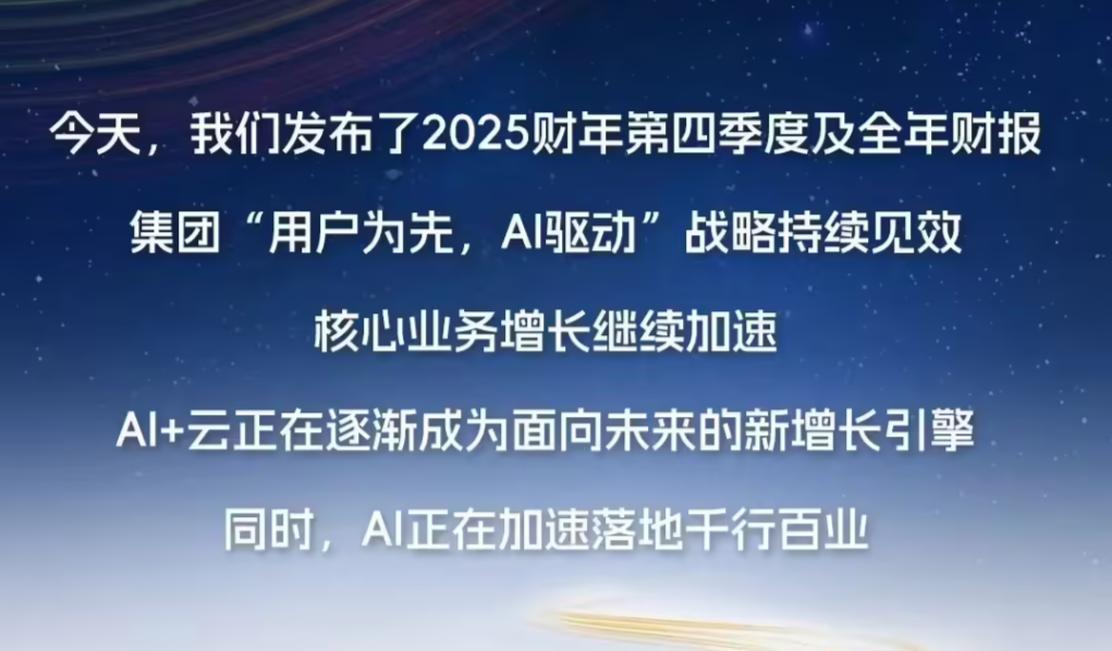 阿里巴巴2025财报