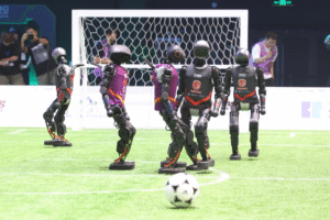 2025RoBoLeague机器人足球联赛总决赛在北京亦庄开赛