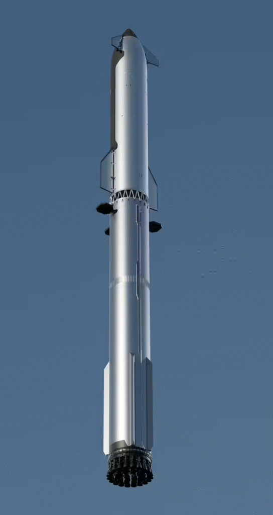 SpaceX公布星舰新型格栅翼设计