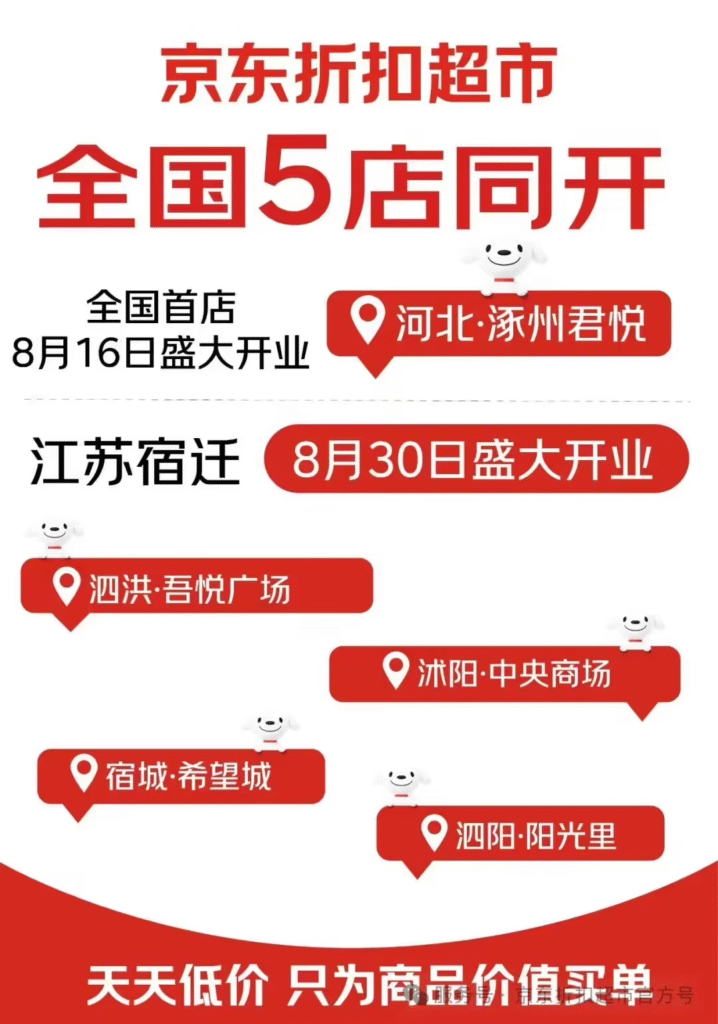 京东折扣超市全国首店涿州开业 未来两年将加速扩张