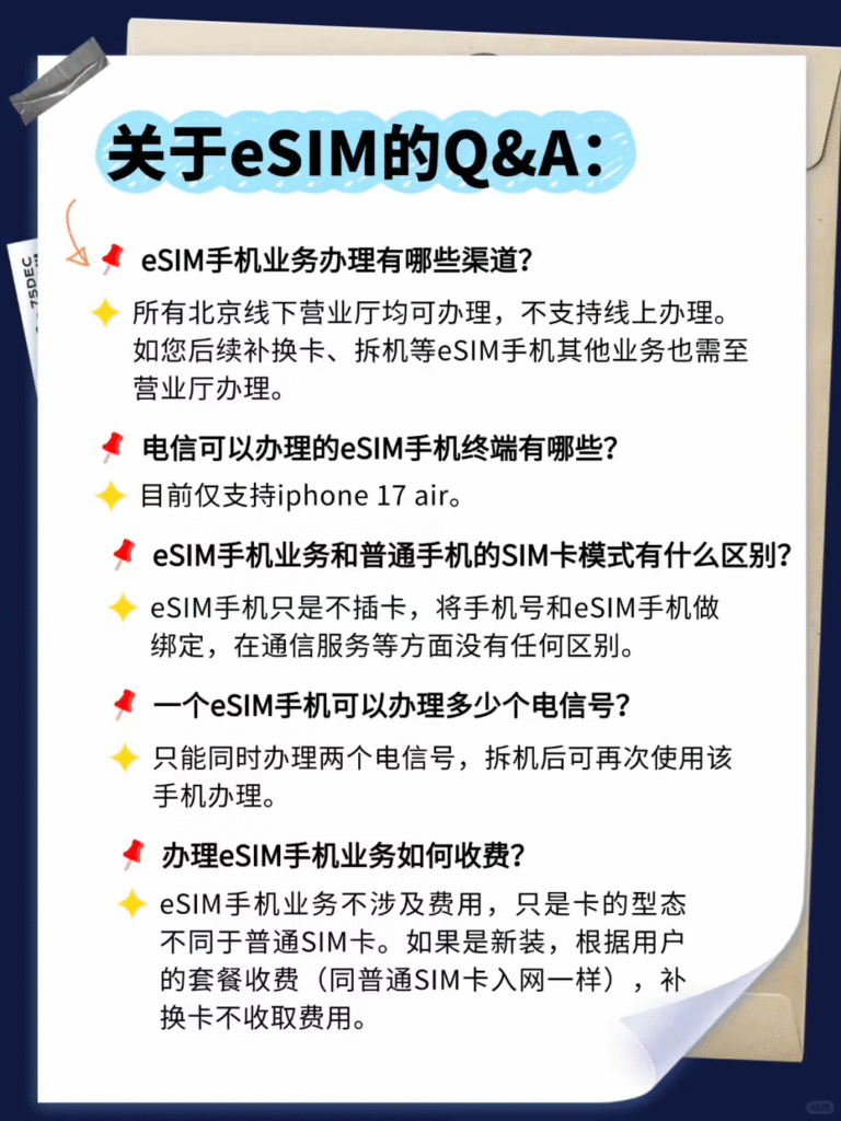 中国电信eSIM