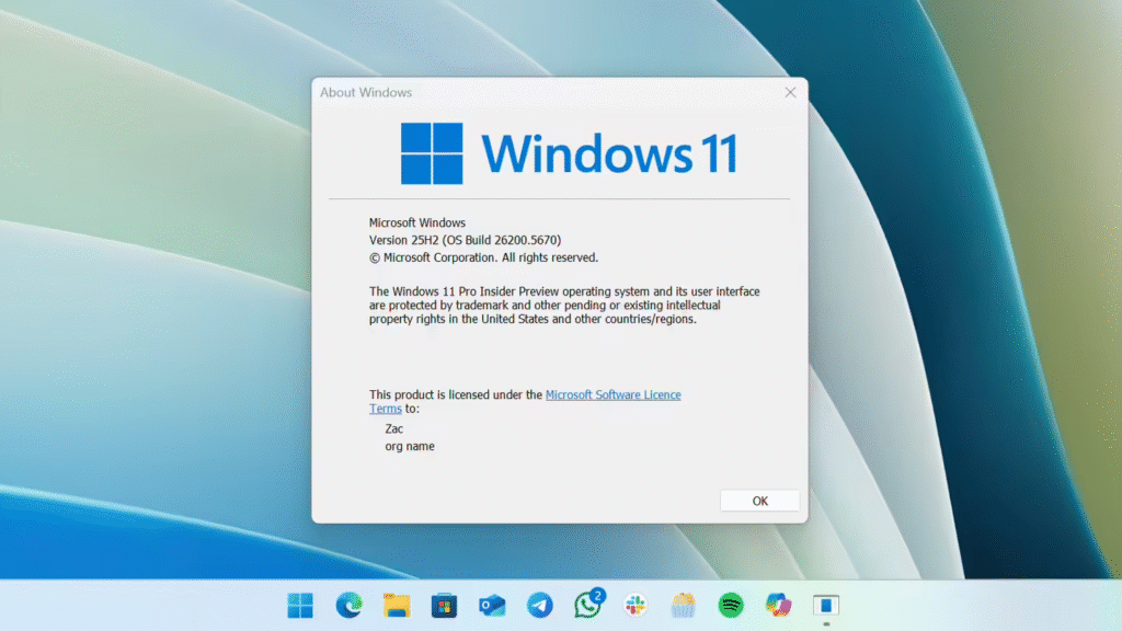 Windows 11 25H2