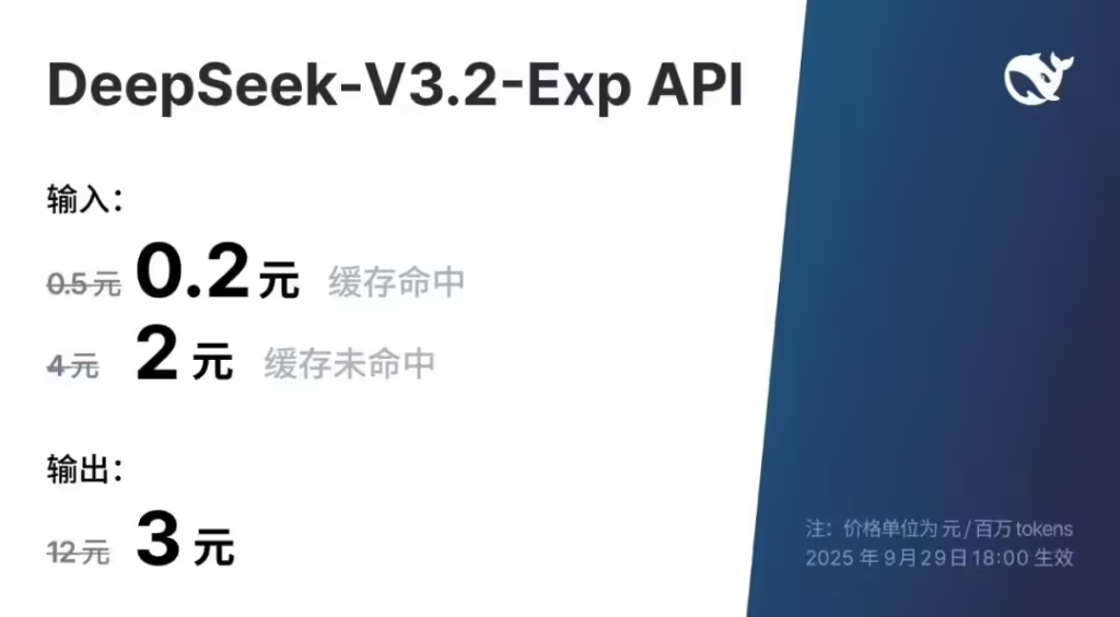 DeepSeek发布V3.2-Exp实验性模型