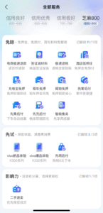 支付宝推出“芝麻800”信用子品牌 为高信用分用户开放15项专属服务​