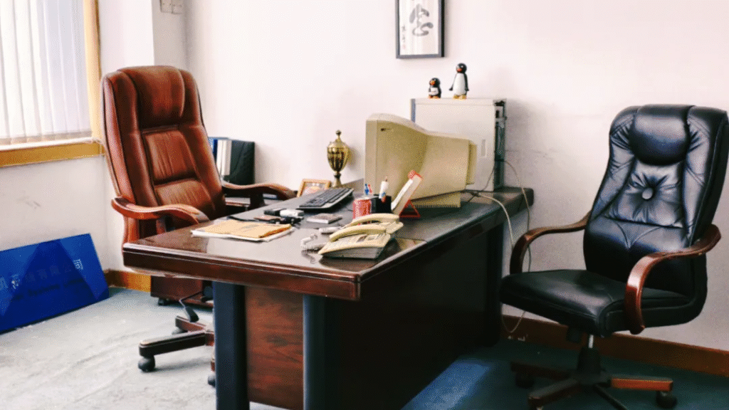 腾讯创业期间马化腾的办公室