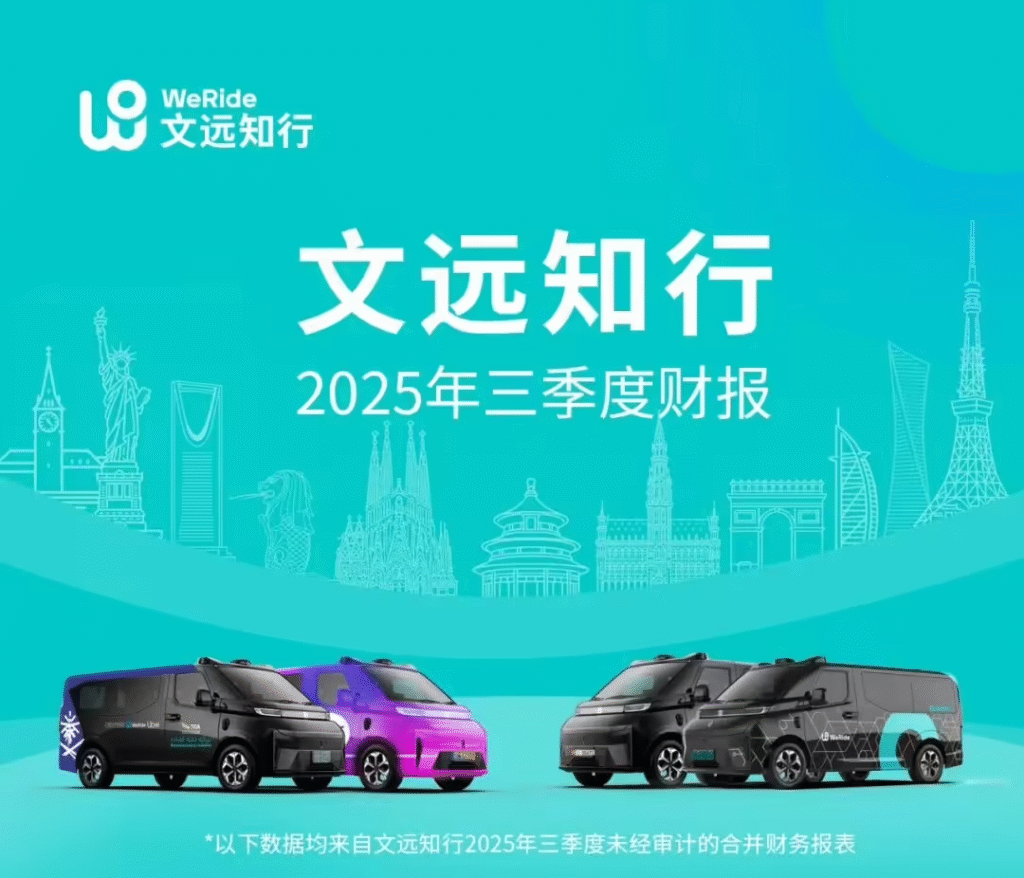文远知行2025年第三季度财报