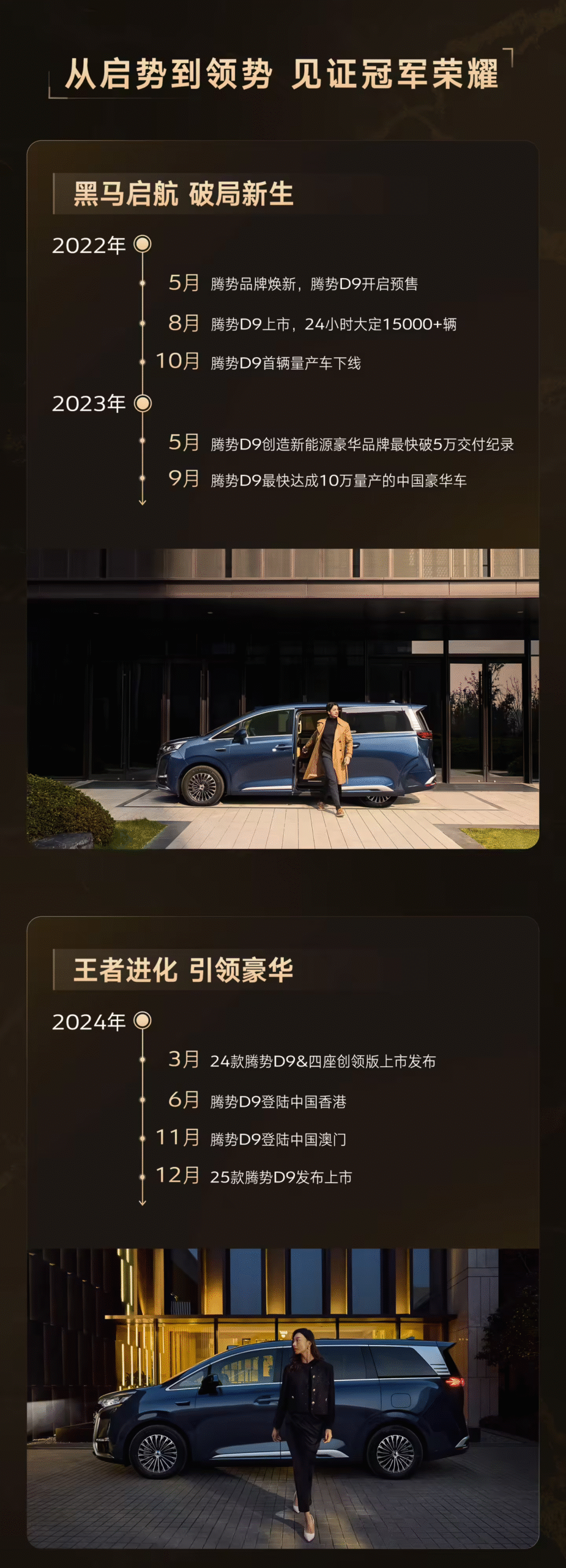 腾势D9成全球首款交付破30万辆新能源MPV