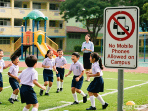 新加坡校园电子设备禁令升级：2026年起中学生全面禁用智能手表与手机