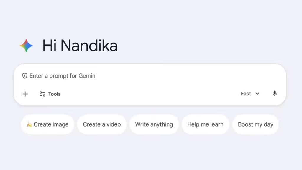 谷歌Gemini网页版