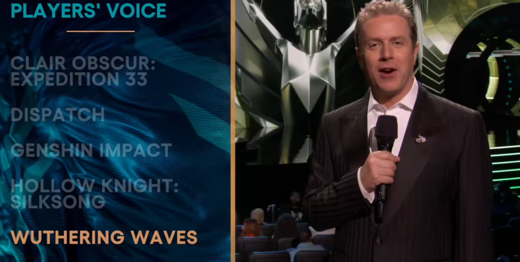 TGA 2025玩家之声奖项