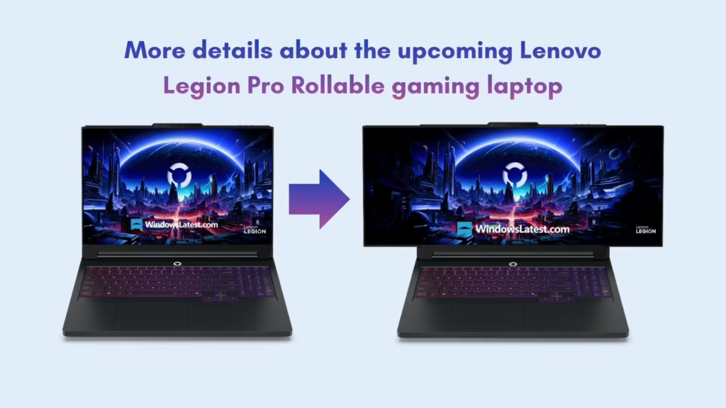 联想Legion Pro卷轴屏概念笔记本