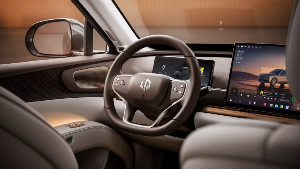 零跑旗舰SUV D19座舱细节