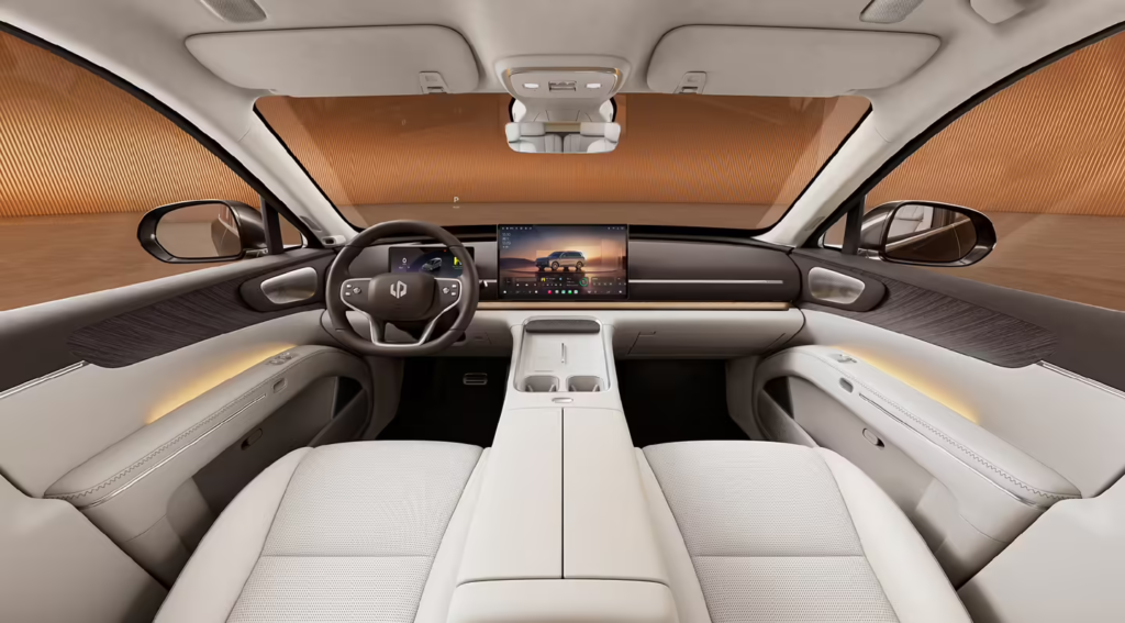 零跑旗舰SUV D19座舱细节