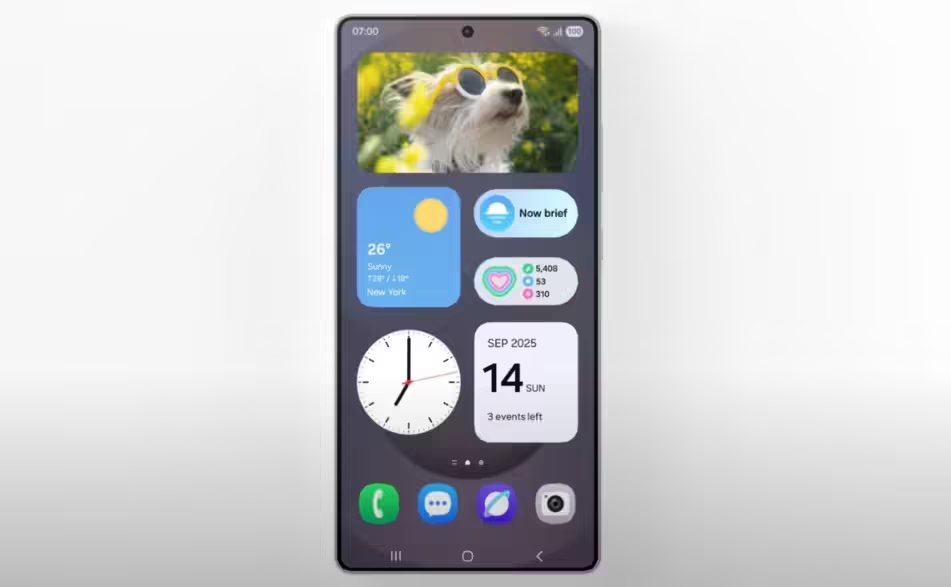 三星 One UI 8.5 日历应用升级，AI 技术为倒计时小部件自动生成背景图