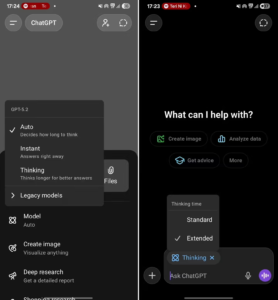 OpenAI推出安卓端ChatGPT思考模式调节功能 支持用户自定义AI推理深度