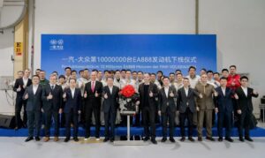 一汽-大众第1000万台EA888发动机下线 第五代技术实现三大核心突破​