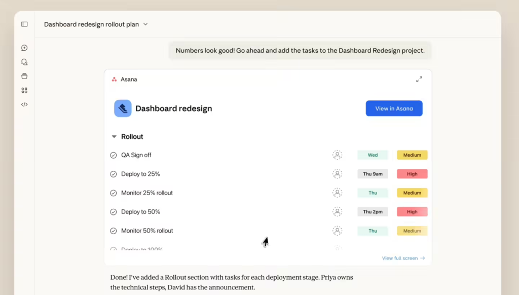 Claude AI推出交互式工具生态 支持Figma、Slack等第三方应用无缝协作​