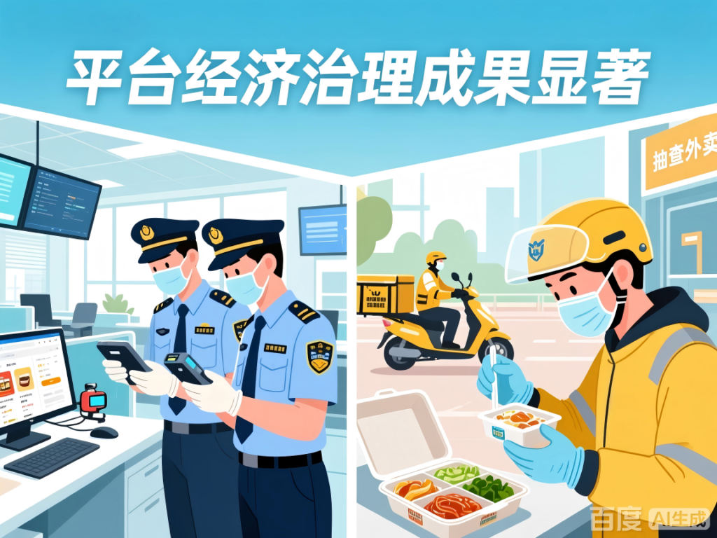 市场监管总局通报平台经济治理成果 直播电商与外卖乱象整治取得阶段性进展​