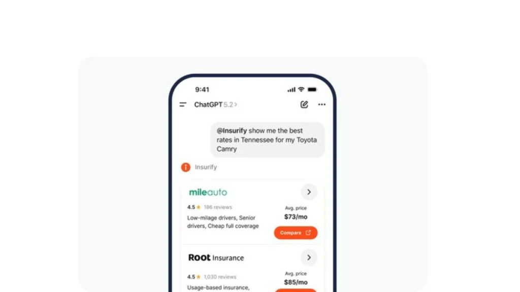 Insurify推ChatGPT保险比价应用 上市首日引发美股保险板块巨震​
