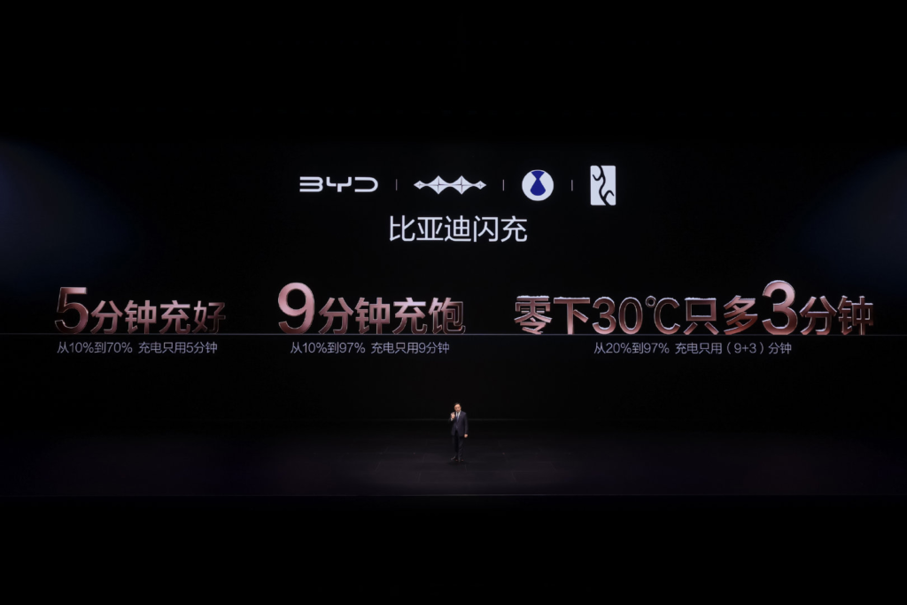 比亚迪发布第二代刀片电池及闪充技术