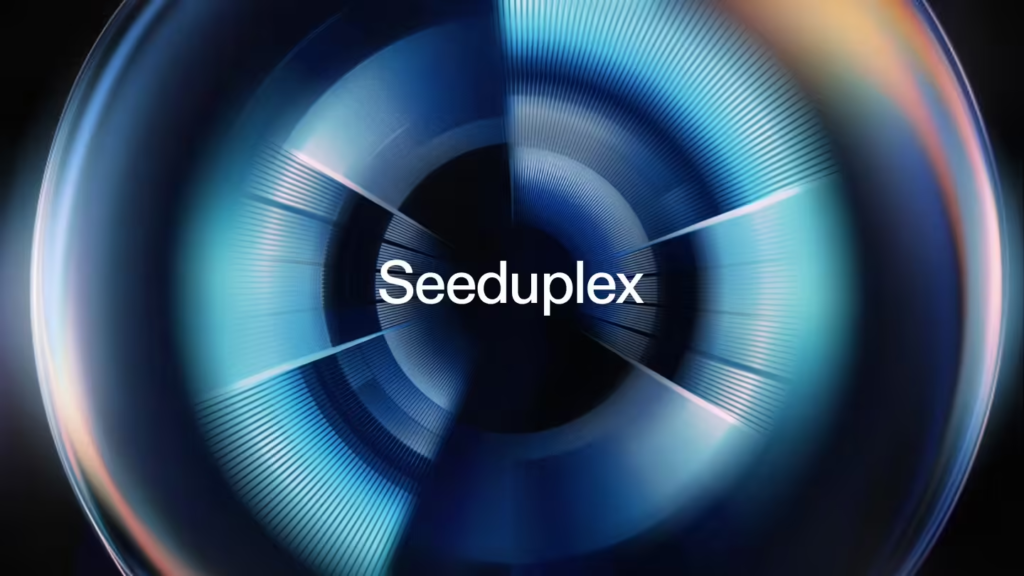 字节跳动全双工语音大模型 Seeduplex