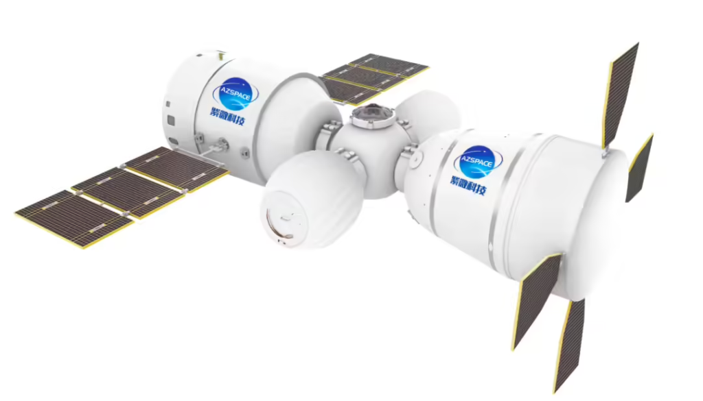 紫微科技自主研制的商业空间站 V1.0 版（B300 组合体）