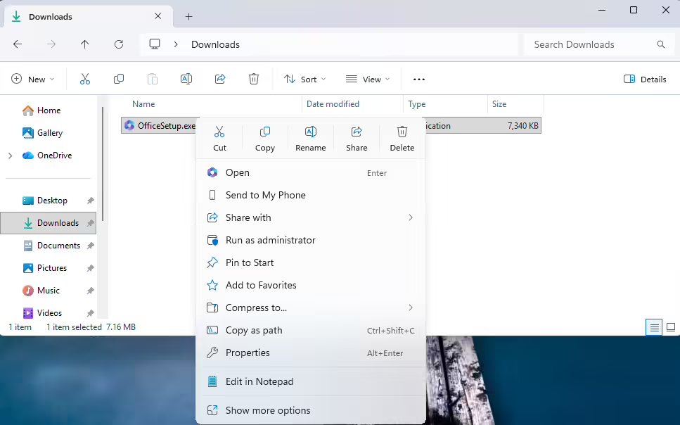 Windows 11 文件资源管理器的右键菜单逻辑优化