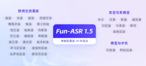 阿里通义实验室发布Fun-ASR 1.5语音识别大模型，支持多语言方言及古诗词识别