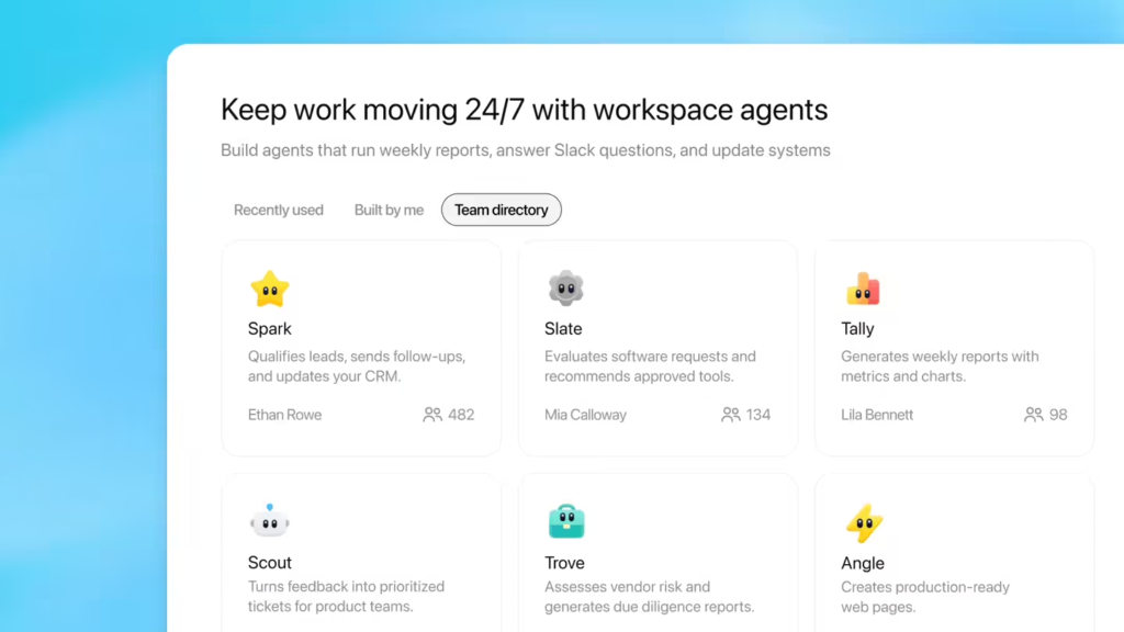 ChatGPT Workspace Agents