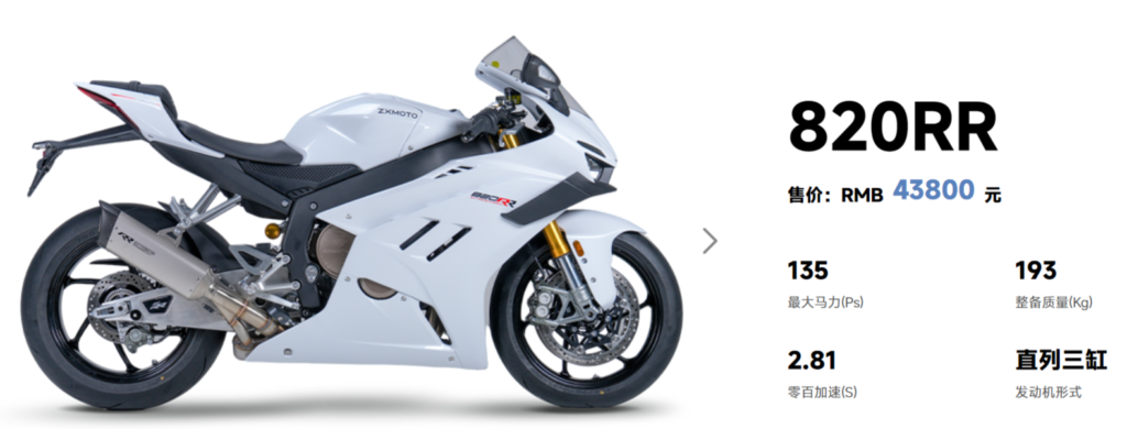 张雪机车820RR