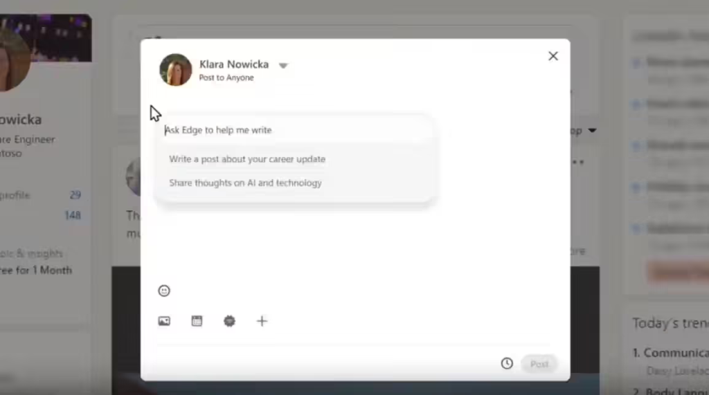 微软Edge浏览器更新：取消独立Copilot模式，AI深度融入浏览全流程