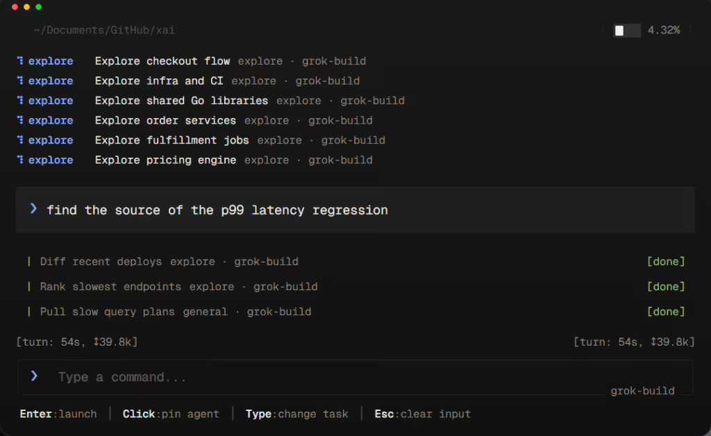 xAI 发布首款编程智能体 Grok Build 早期测试版