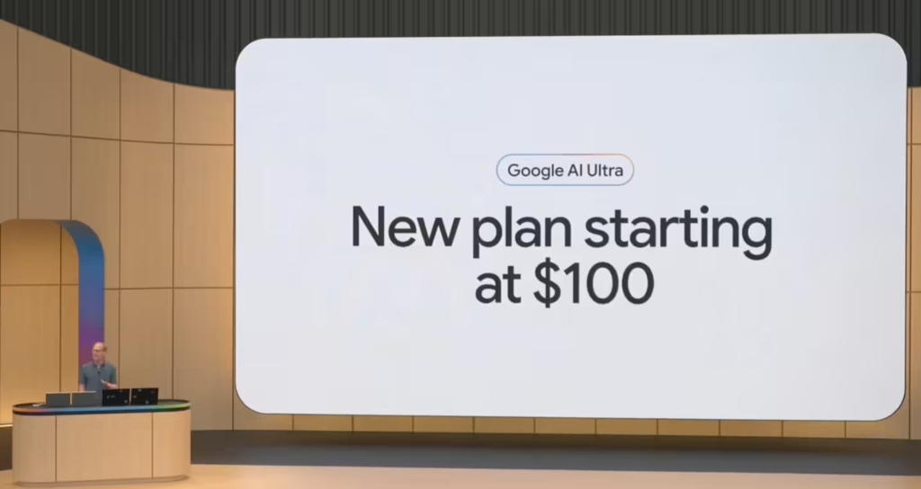 谷歌推出100美元AI Ultra订阅计划
