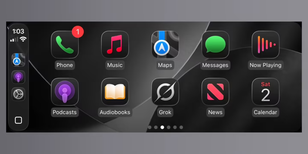 马斯克旗下 Grok 接入苹果 CarPlay