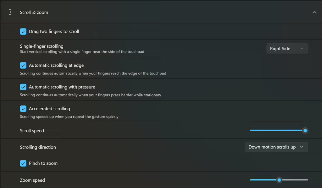 Windows 11 Insider Build 28020.2075触控板更新