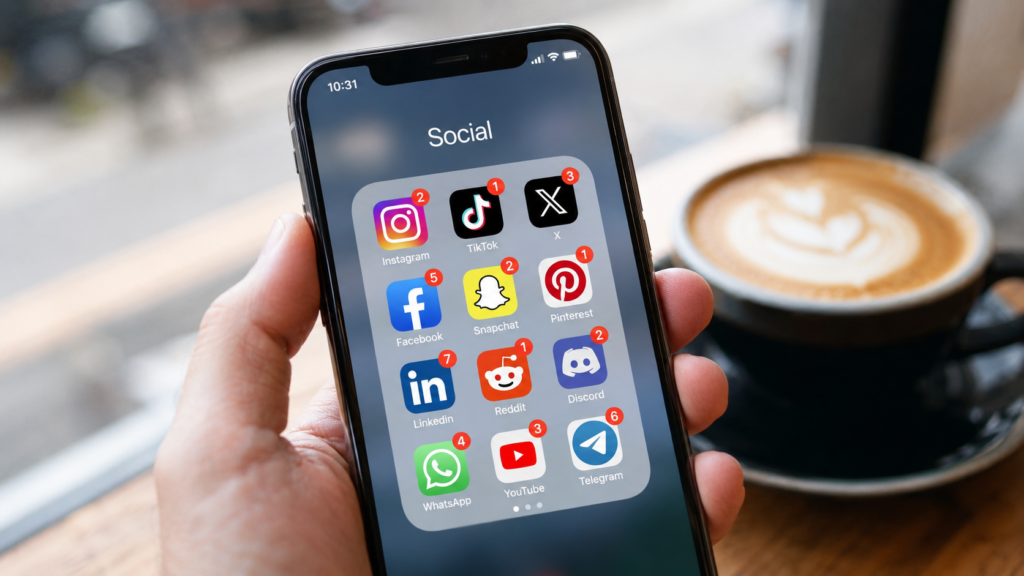 英国主流社交媒体app