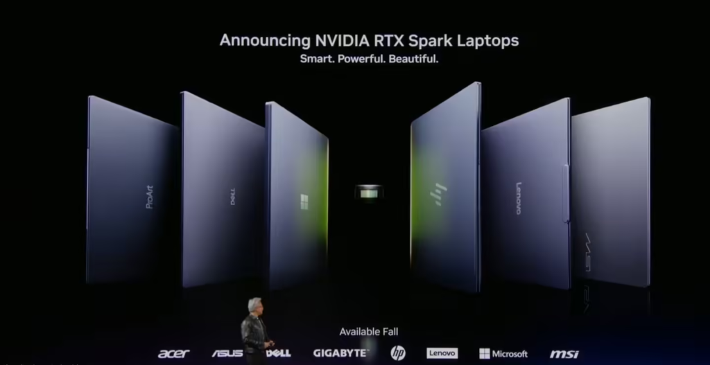 英伟达RTX Spark PC处理器