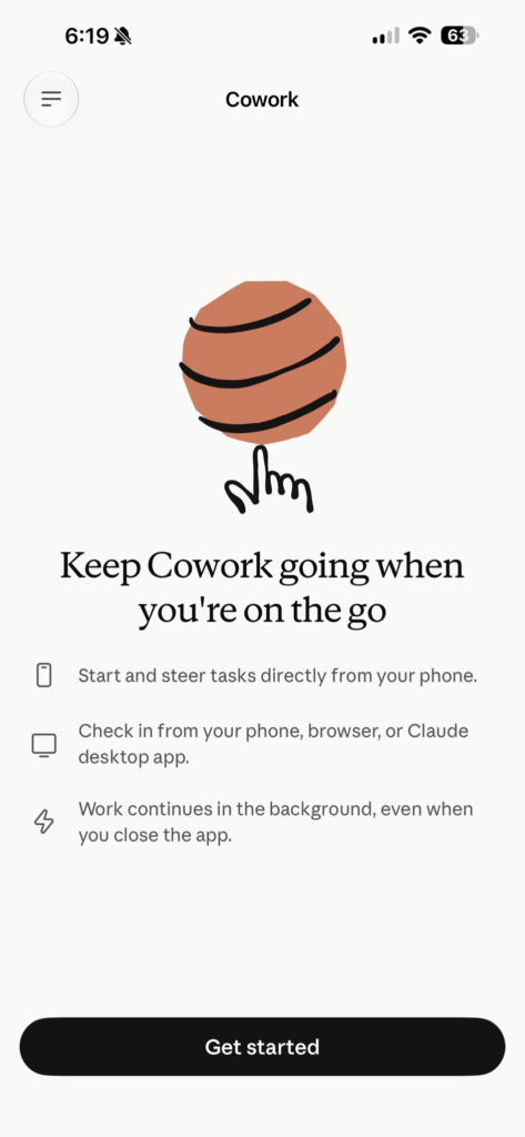 Anthropic 测试手机端 Claude Cowork