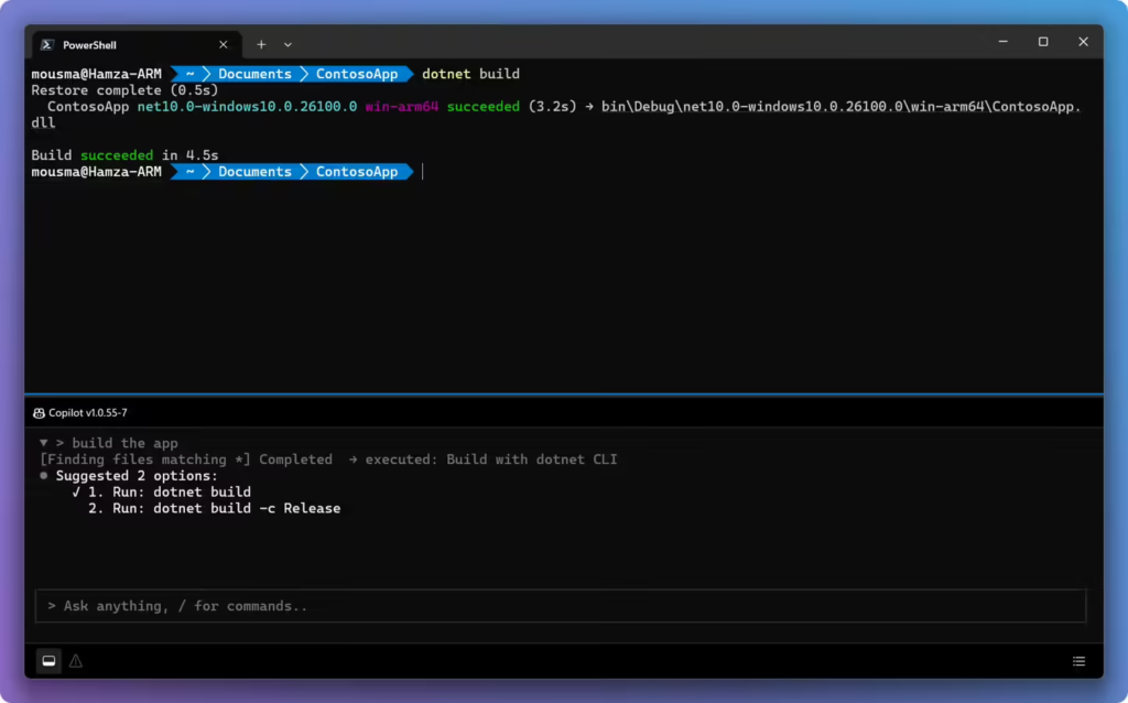 微软Build 2026推出智能终端Intelligent Terminal