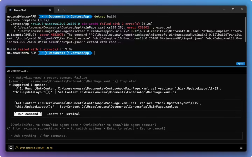 微软Build 2026推出智能终端Intelligent Terminal
