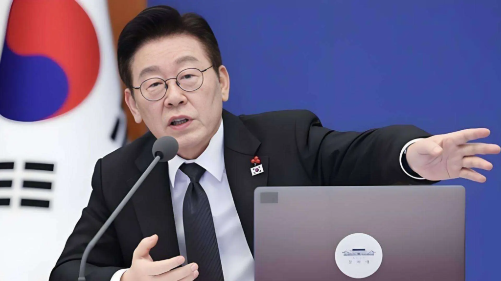 韩国总统李在明资料图