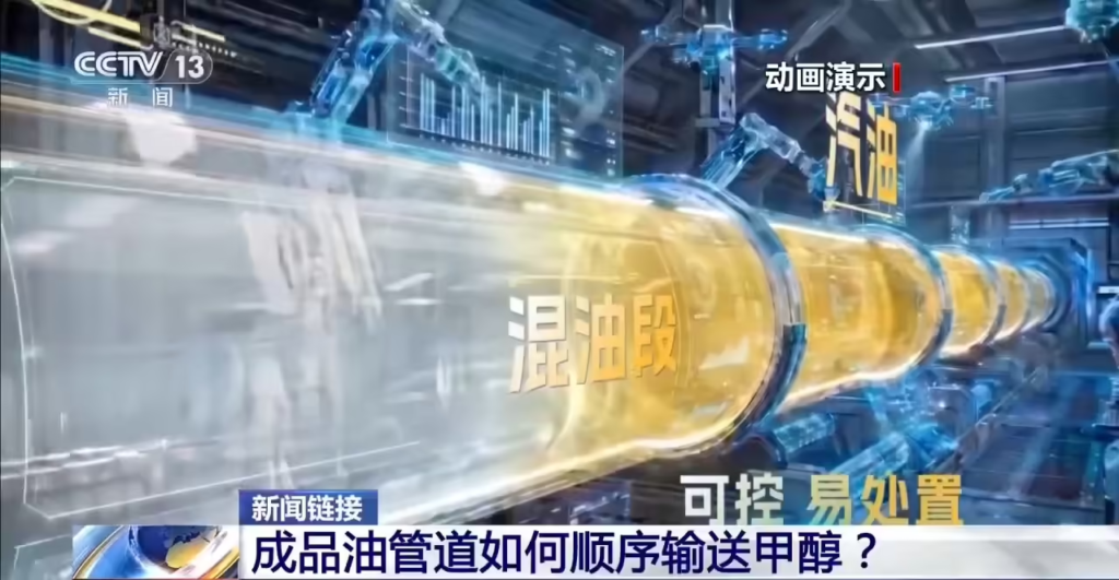 国内首次成品油长输管道“夹带”甲醇试验告捷